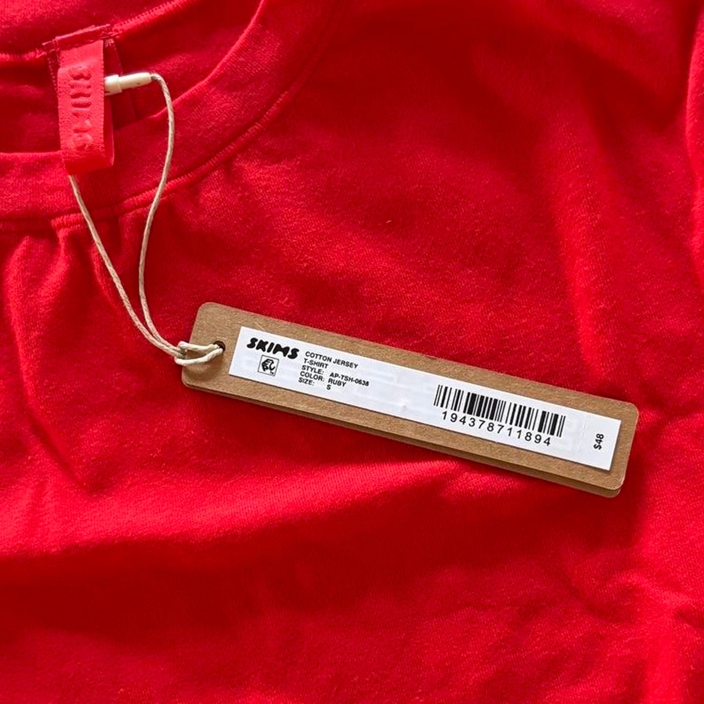 NWT Skims Cotton Jersey Short Sleeve