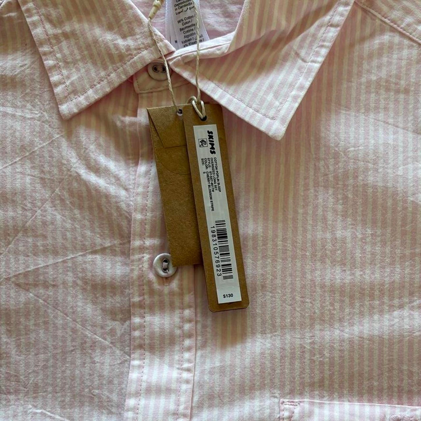 NWT Skims Cotton Oversized Sleep Set