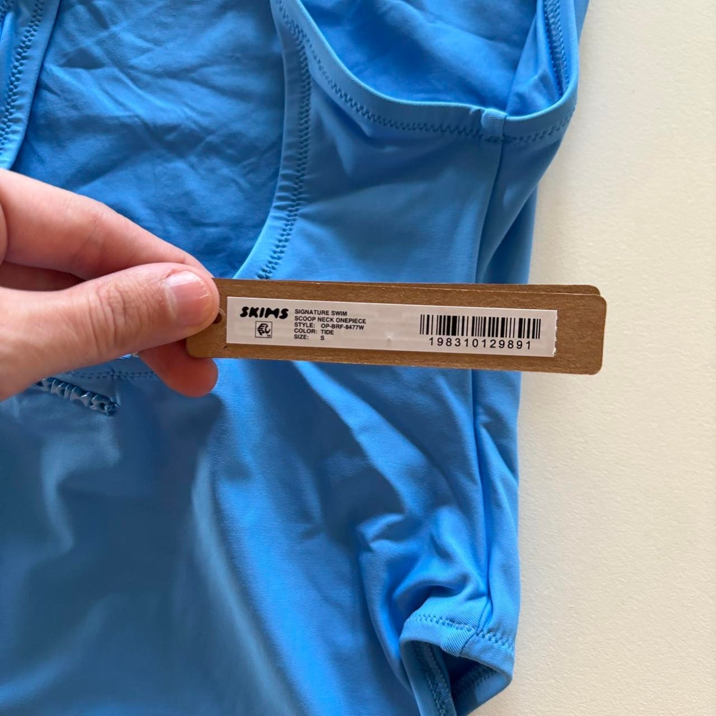 NWT Skims Scoop Neck One Piece Swim