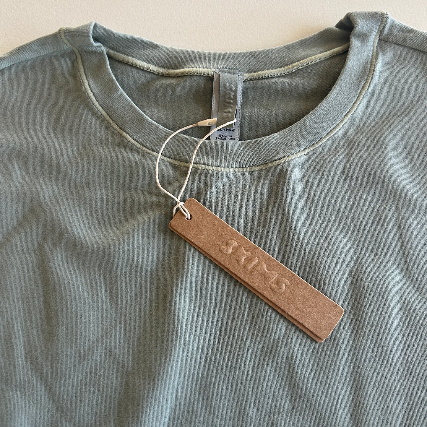 NWT Skims Mineral Cotton Jersey Long Sleeve
