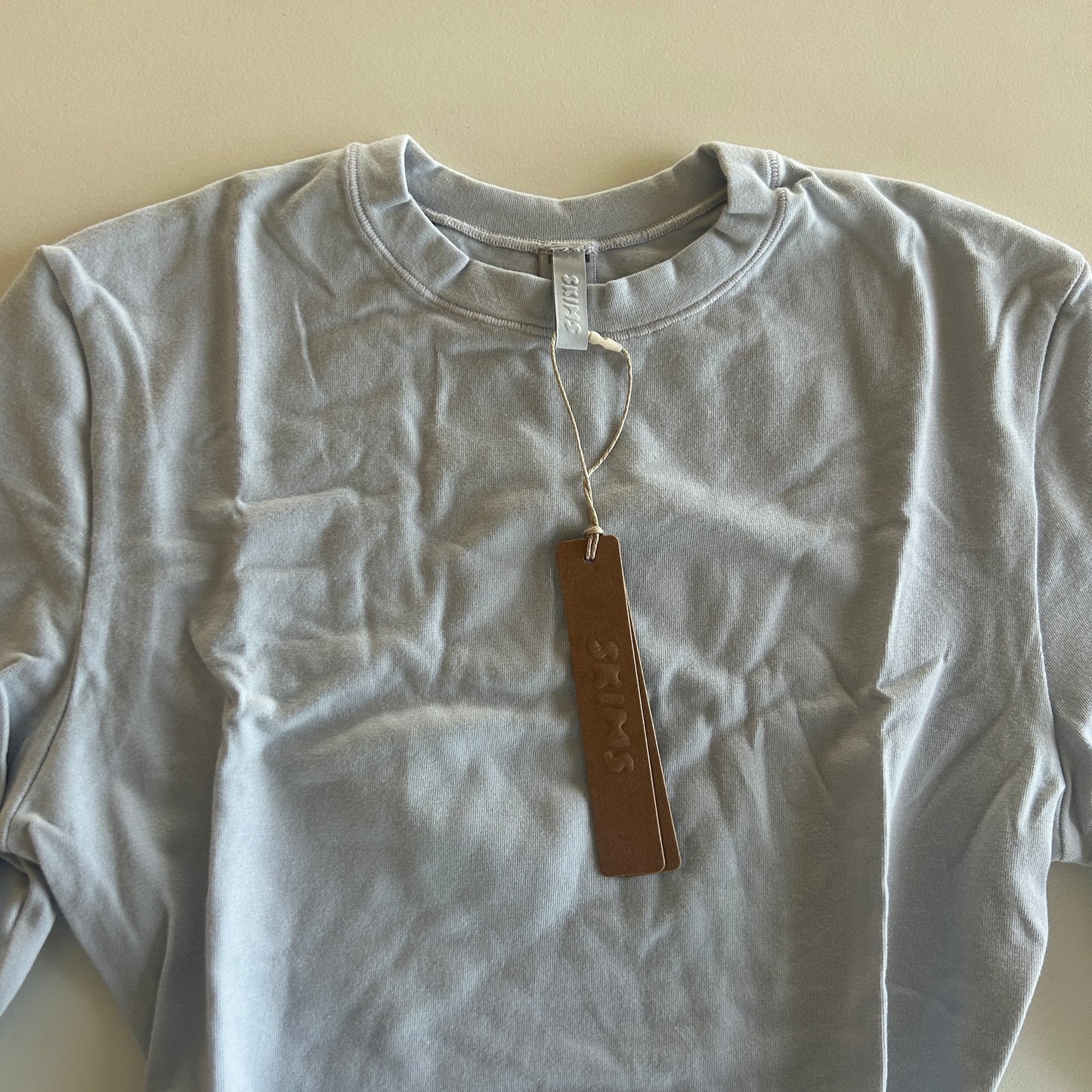 NWT Skims Zen Blue Cotton Jersey Long Sleeve