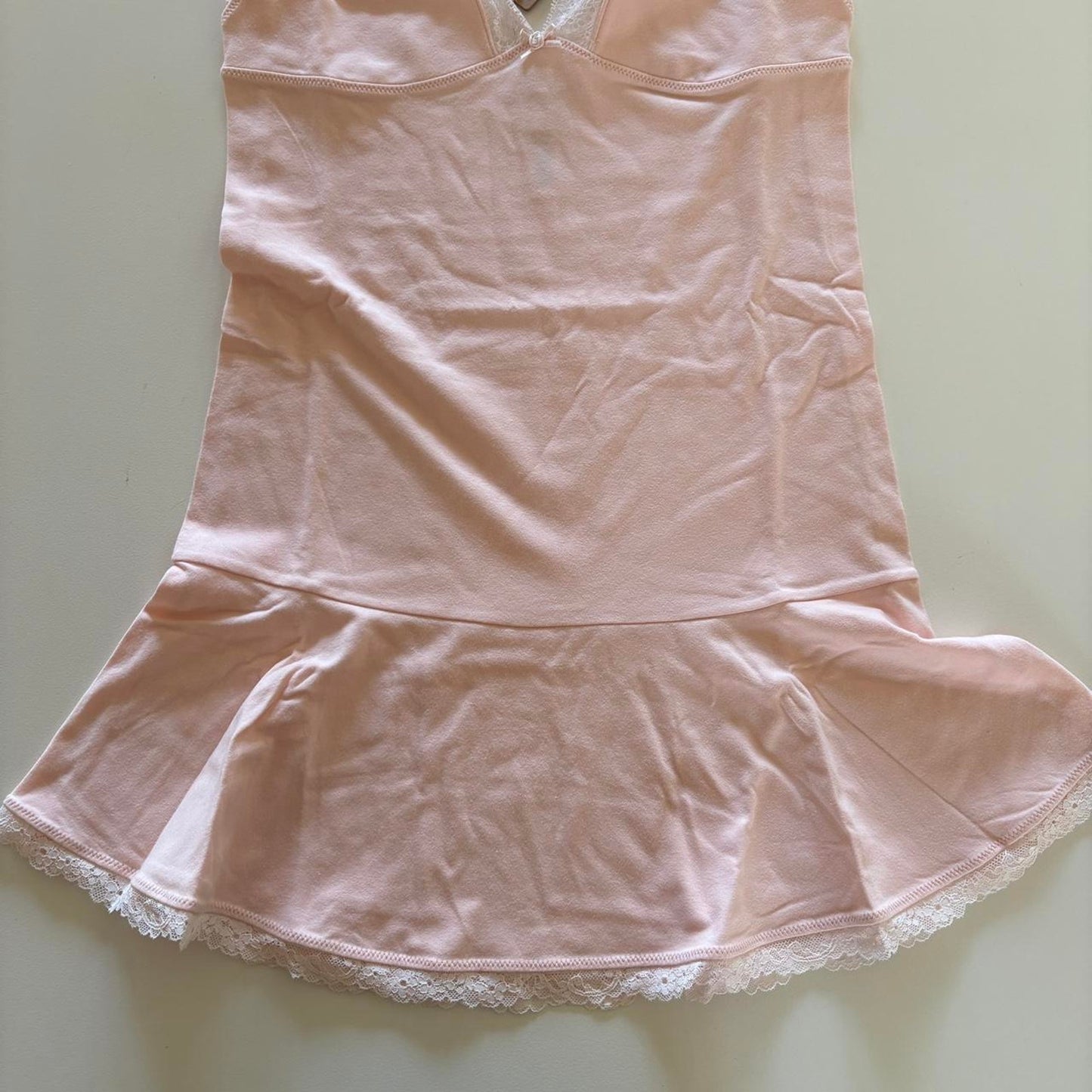 NWT Skims Cotton Jersey Lace Dress