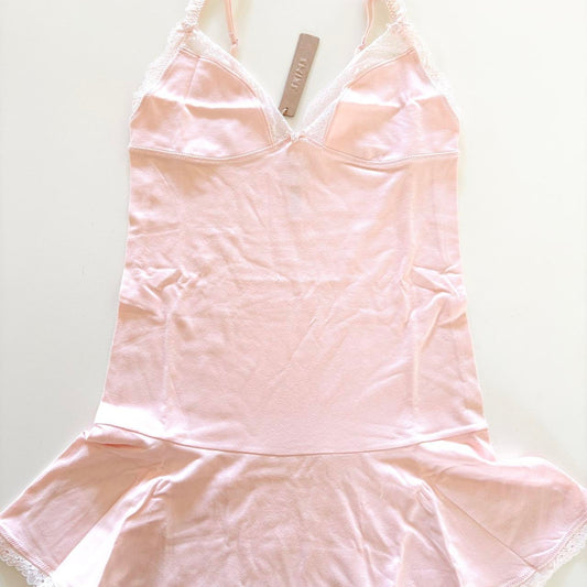 NWT Skims Cotton Jersey Lace Dress