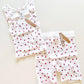NWOT Skims Strawberry Cotton Rib Set