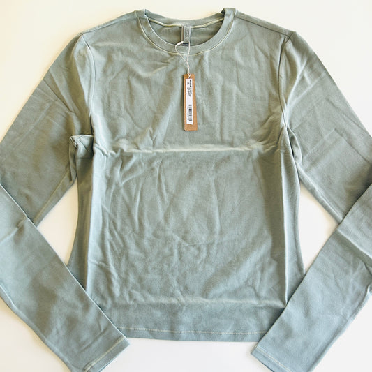 NWT Skims Mineral Cotton Jersey Long Sleeve