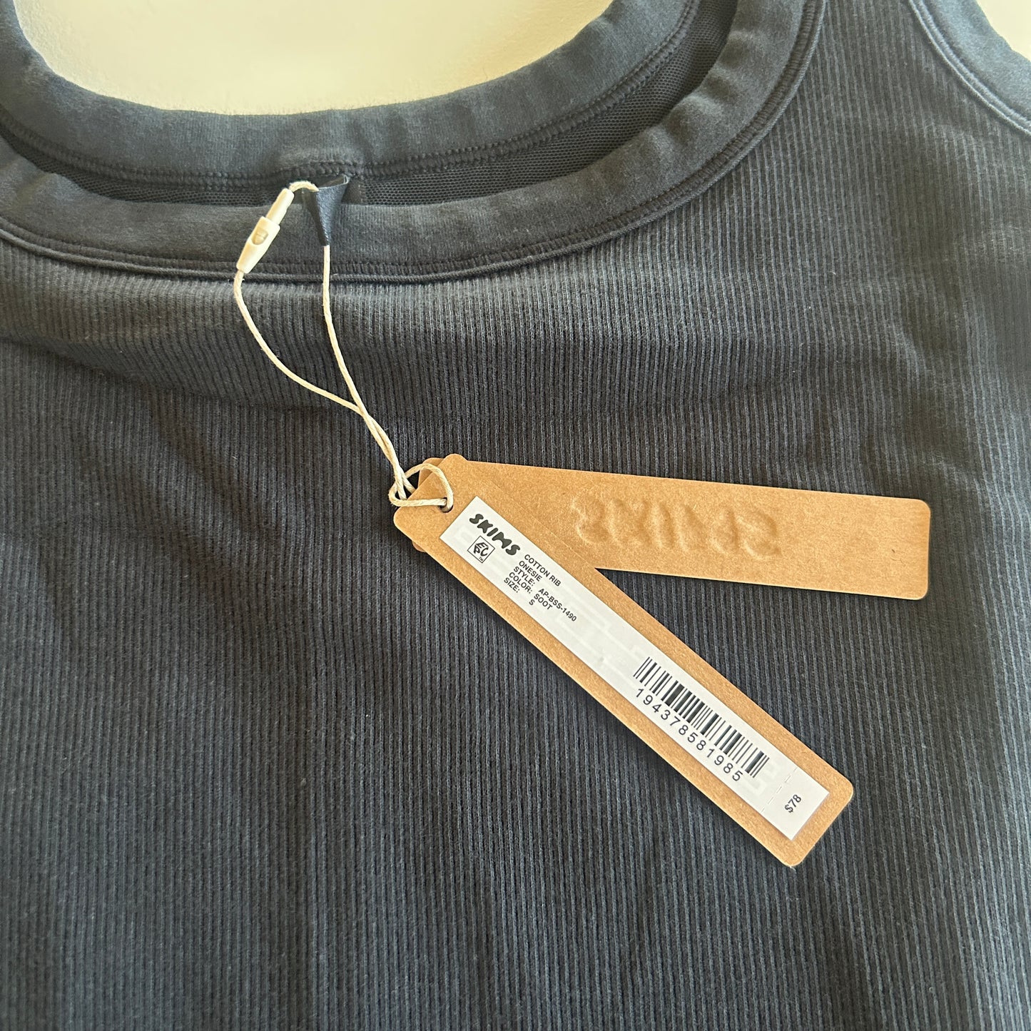 NWT Skims Cotton Rib Onesie