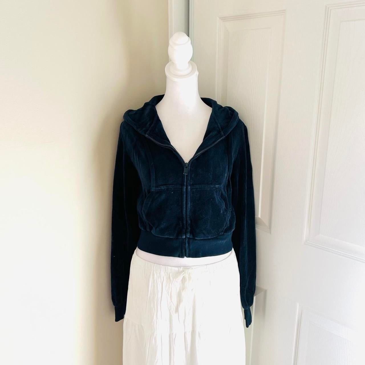 Brandy Melville Velour Zip Up