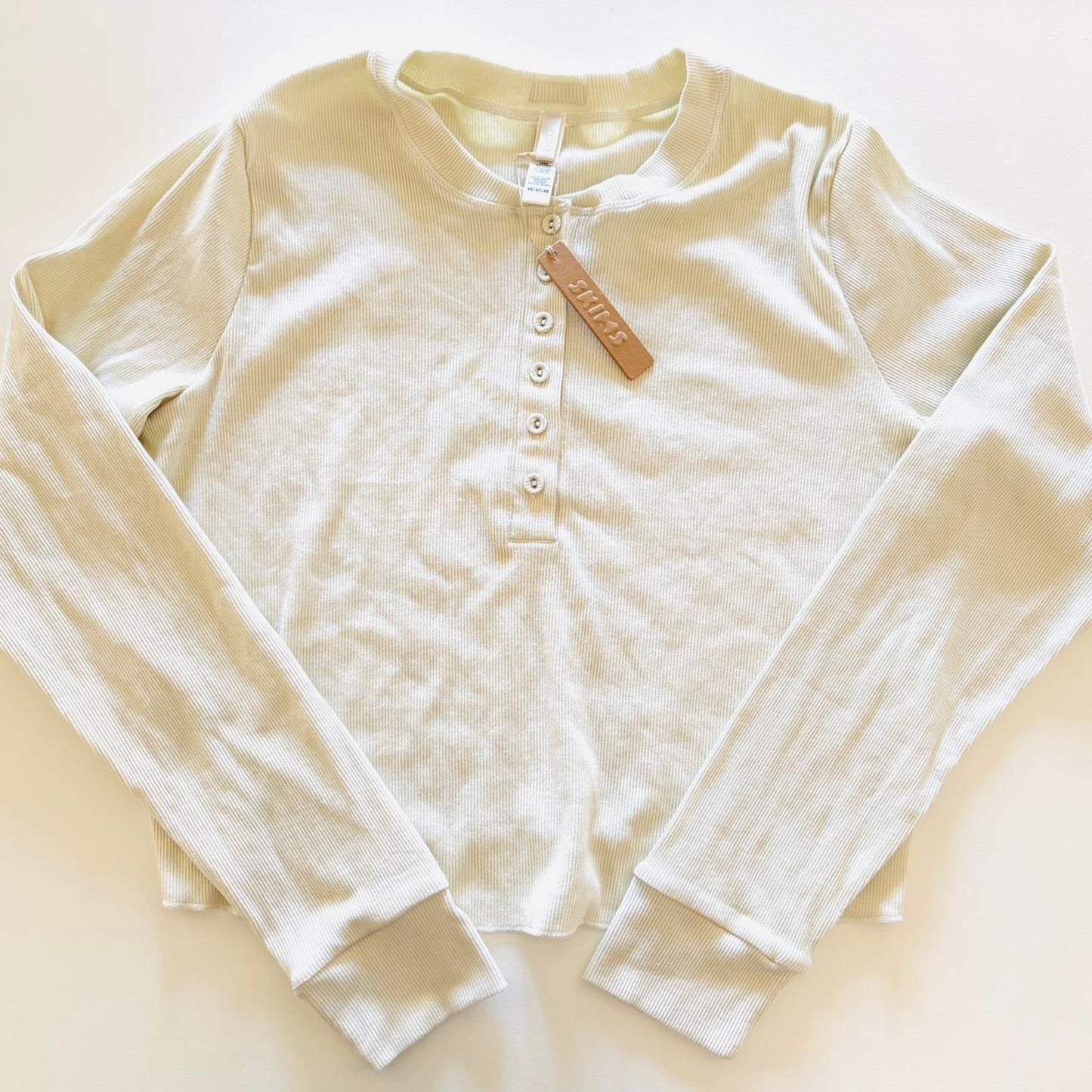 NWT Skims Henley Long Sleeve